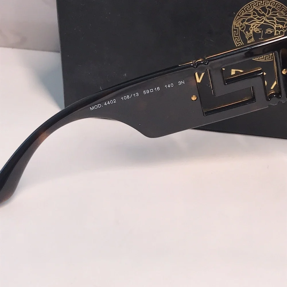 NEW AUTHENTIC Versace Tortoise Shell Sunglasses VE4402 8788 - Picture 11 of 16